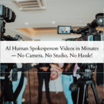 AI Human Spokesperson Videos in Minutes — No Camera, No Studio, No Hassle!