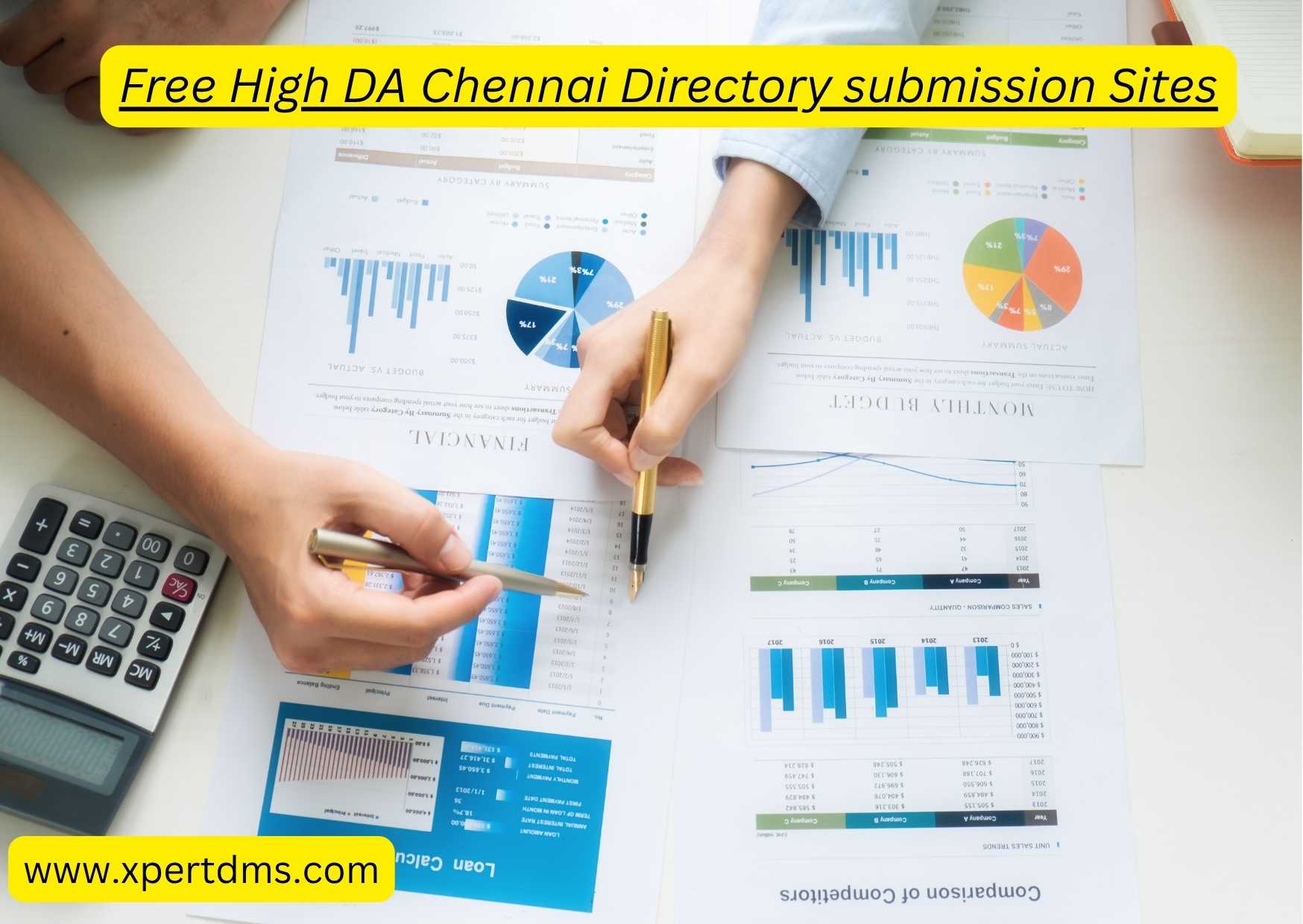 Free High DA Chennai Directory submission Sites List – Powered by XpertDMS