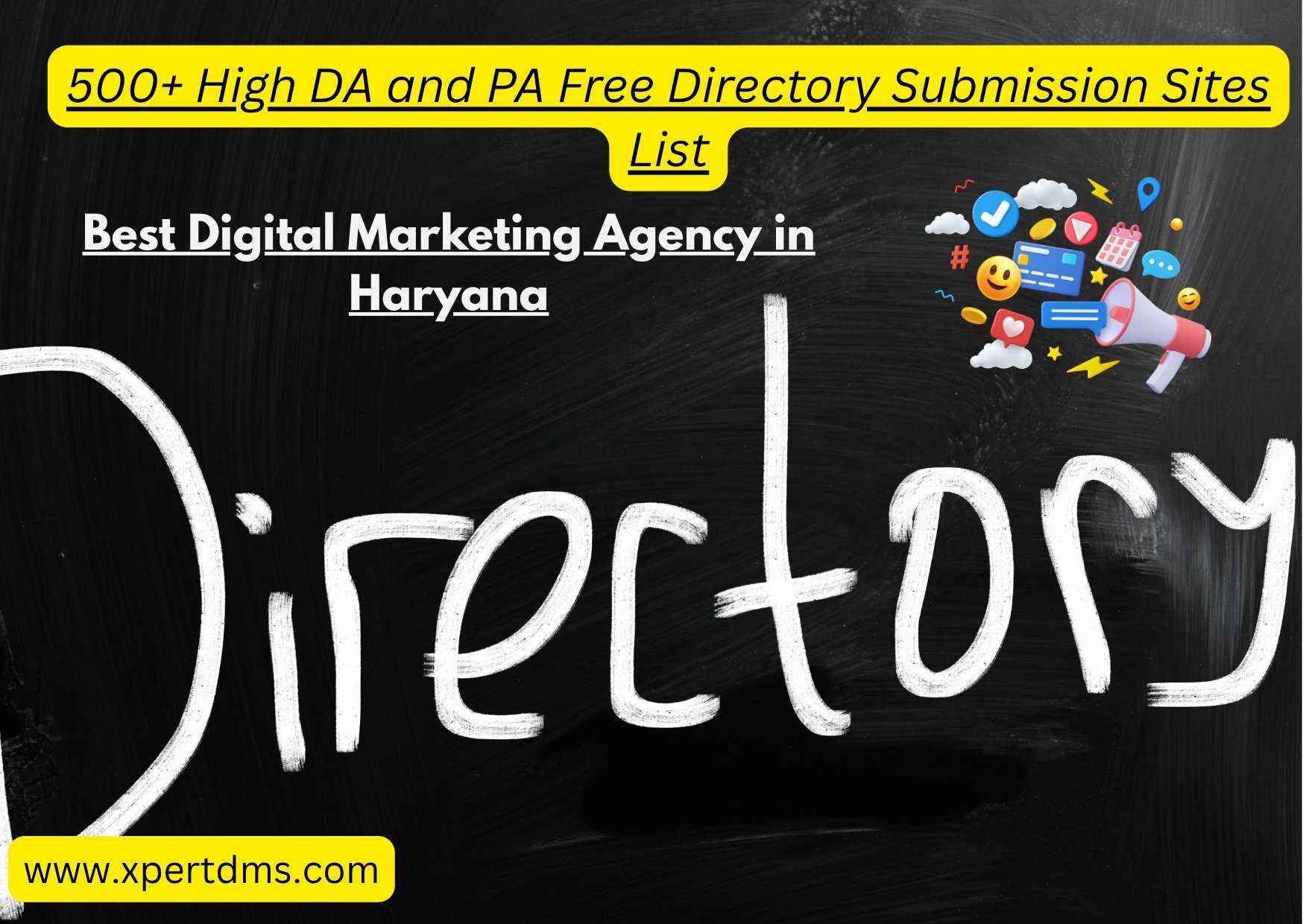 500+ High DA and PA Free Directory Submission Sites List
