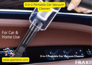 Ultimate 3-in-1 Portable Car Vacuum Cleaner Companion for Car & Home Care