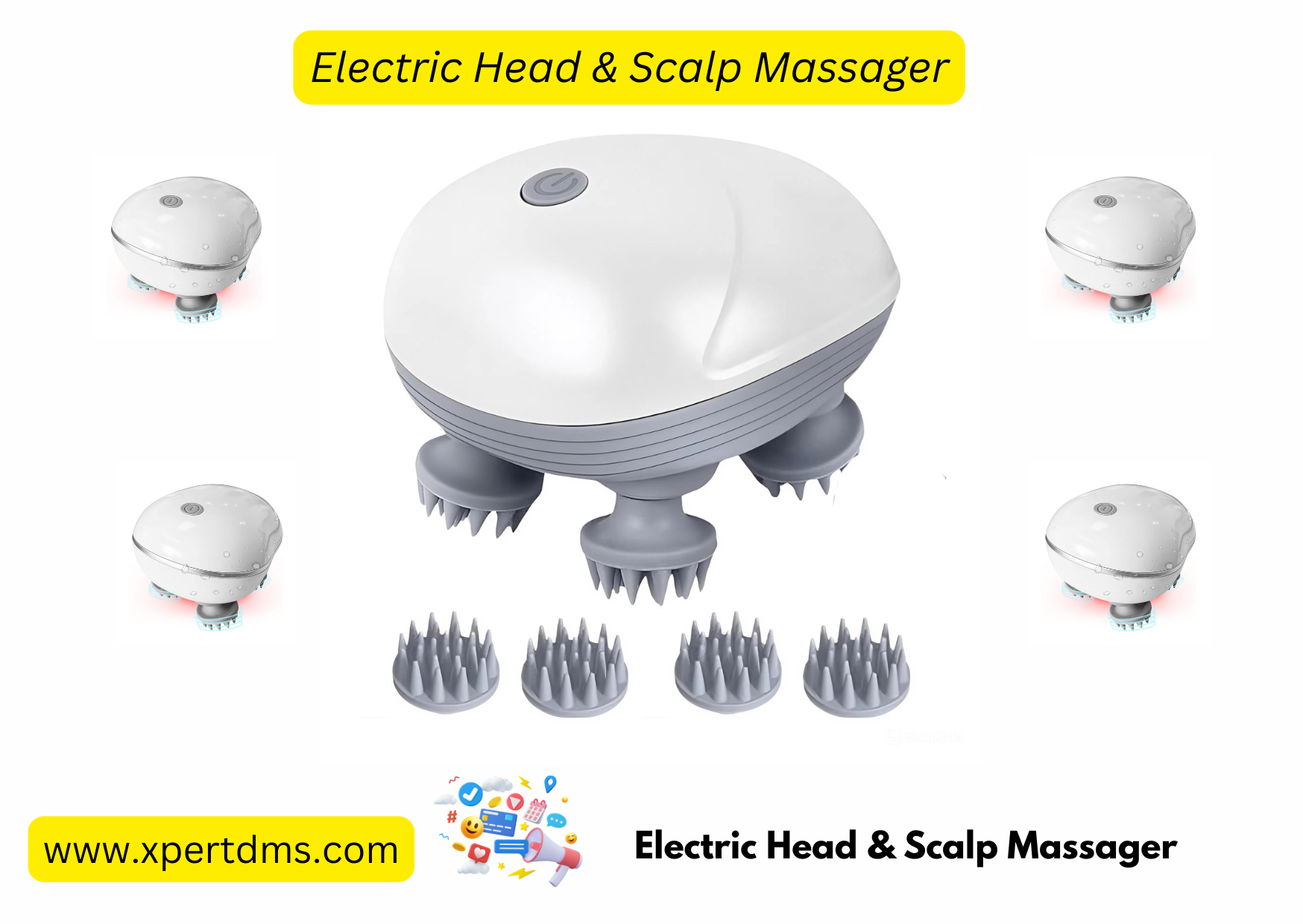 Electric Head & Scalp Massager
