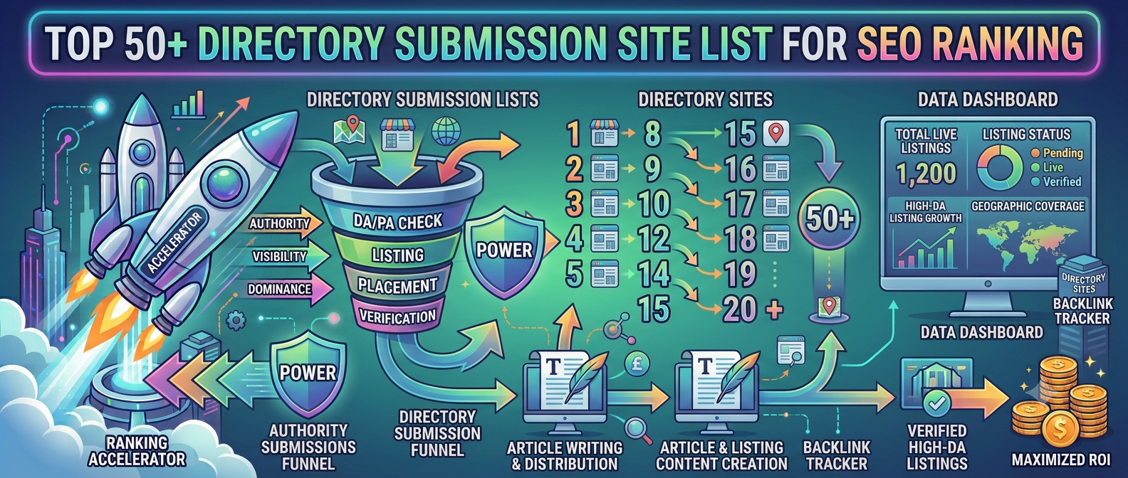 Top 50+ Directory Submission Site List For Seo Ranking
